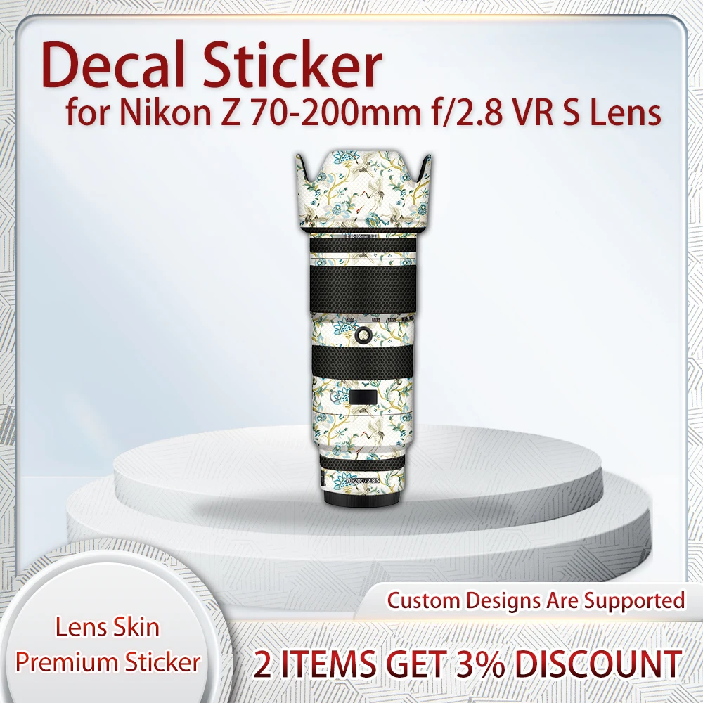 Наклейка на объектив Nikkor Z70 200F 2,8 S для Nikon Z 70-200 мм f/2,8 VR S, наклейка на объектив Z70200, защитная пленка, чехол
Наклейка на объектив Nikkor Z70 200F 2,8 S для Nikon Z 70-200 мм f/2,8 VR S, наклейка на объектив Z70200, защитная пленка, чехол