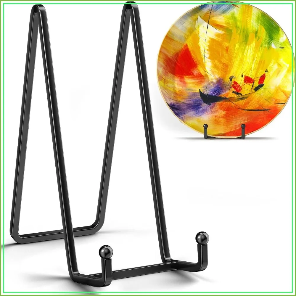 12 Inch Large Plate Stands for Display - Metal Picture Frame Easel Stands for Plates, Books, Platters, Plaques, Decor (2 Pack)
12 Inch Large Plate Stands for Display - Metal Picture Frame Easel Stands for Plates, Books, Platters, Plaques, Decor (2 Pack)