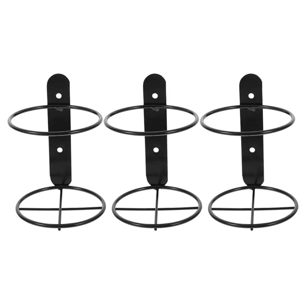 3pcs Wall Mounted Rack Black Iron Single Bottle Holder Space Saver Storage Organizer Easy Clean Design
3pcs Wall Mounted Rack Black Iron Single Bottle Holder Space Saver Storage Organizer Easy Clean Design