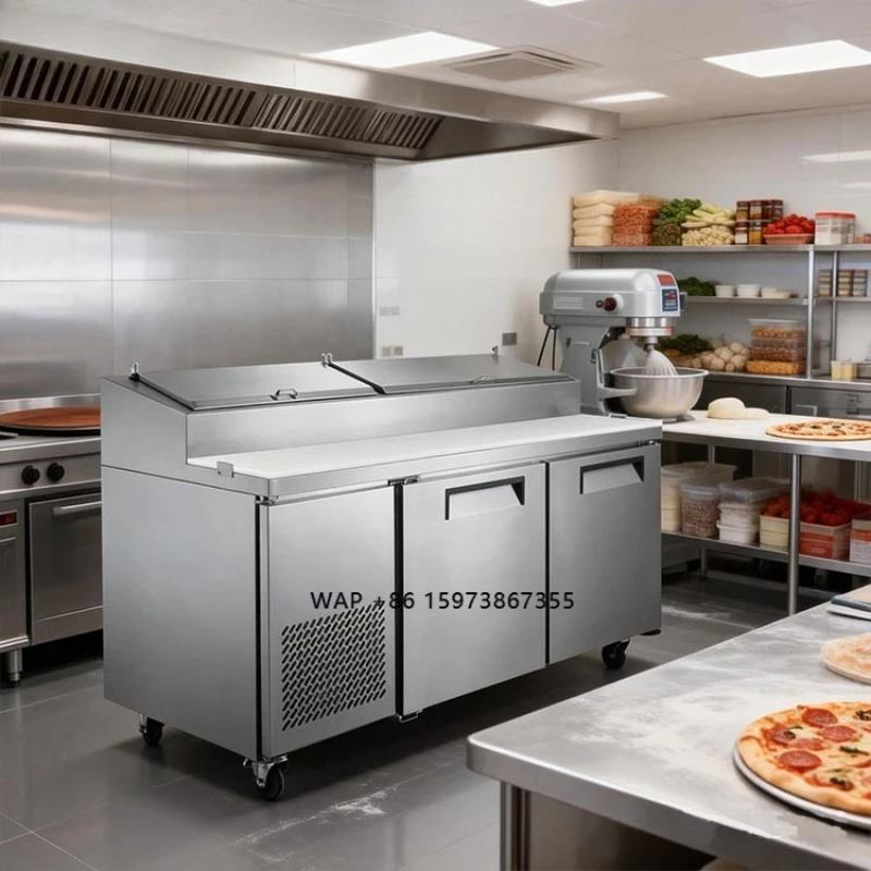 SWENZA Hot Sell Commercial Refrigerated Salad Prep Station Table Fridge Sandwich Prep Table Refrigerator
SWENZA Hot Sell Commercial Refrigerated Salad Prep Station Table Fridge Sandwich Prep Table Refrigerator