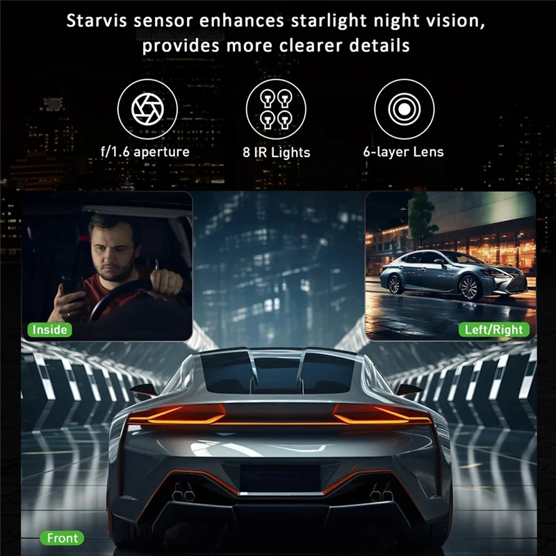 A33K-Car Dash Cam Video Recorder 3 Lens 24H Parking Monitor Rear View 3 Channel 1080P HD Dash Cam
A33K-Car Dash Cam Video Recorder 3 Lens 24H Parking Monitor Rear View 3 Channel 1080P HD Dash Cam
