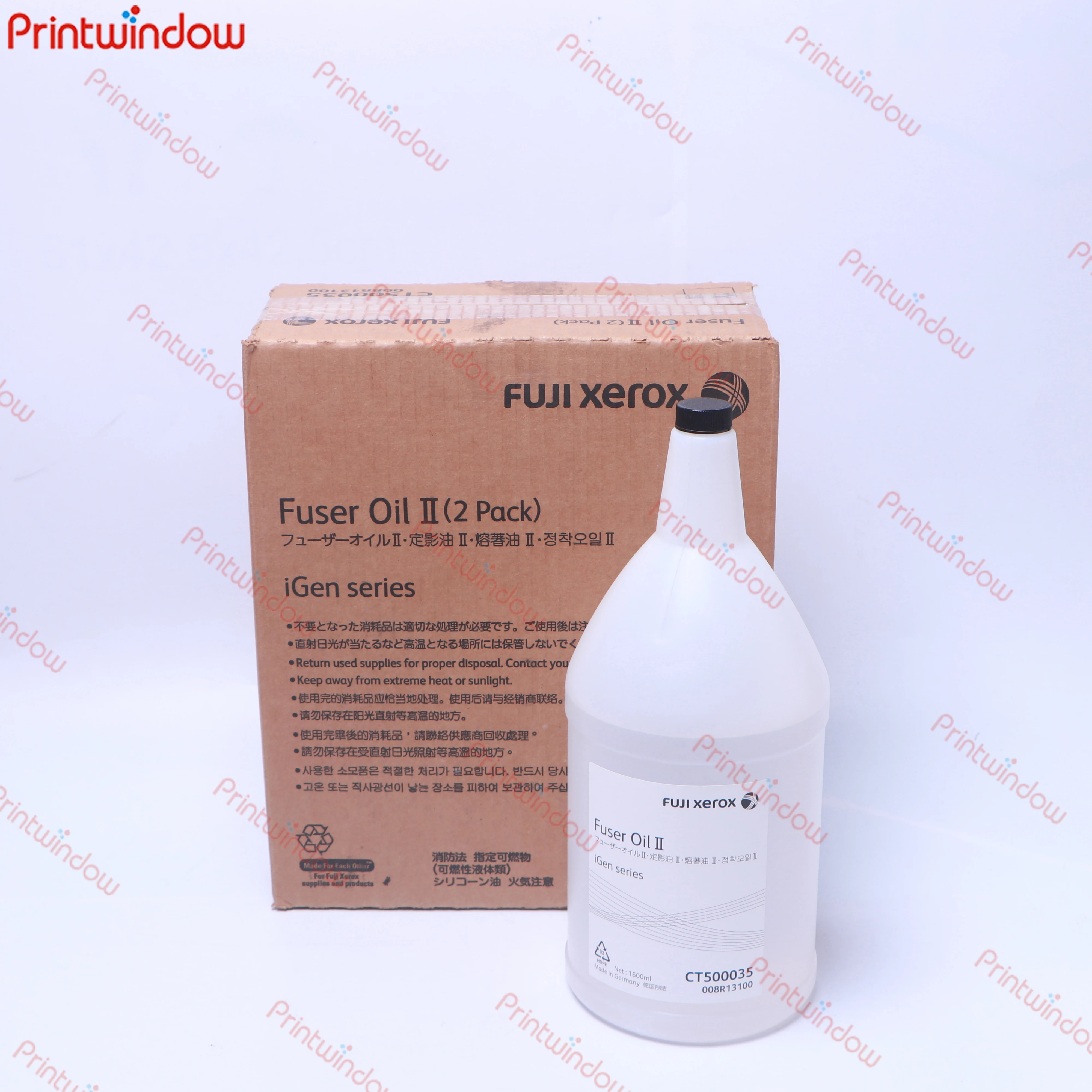1Box 2 Bottles Fuser Oil for Xerox iGen3 iGen4 Color 8250 Fuser Fluid II 008R13100
1Box 2 Bottles Fuser Oil for Xerox iGen3 iGen4 Color 8250 Fuser Fluid II 008R13100