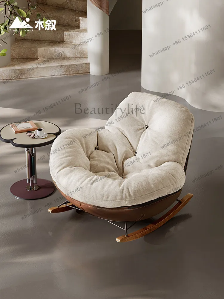 LD simple modern rocking recliner balcony home leisure matte sofa chair
LD simple modern rocking recliner balcony home leisure matte sofa chair