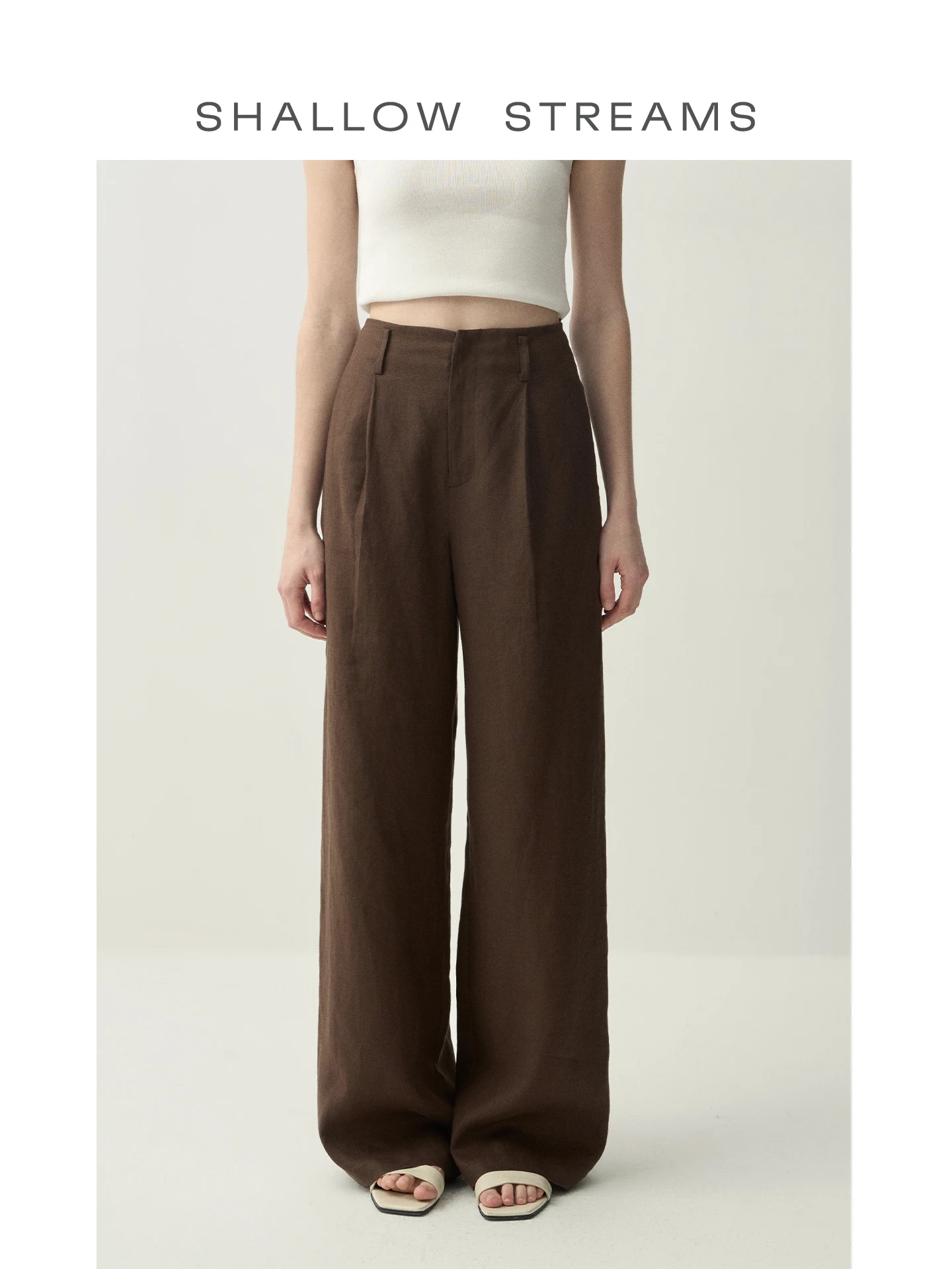 High Waist Linen Casual Pants Breathable Summer Small Air Conditioner Pear Turbulence Sea Ladies Straight Leg Trousers
High Waist Linen Casual Pants Breathable Summer Small Air Conditioner Pear Turbulence Sea Ladies Straight Leg Trousers