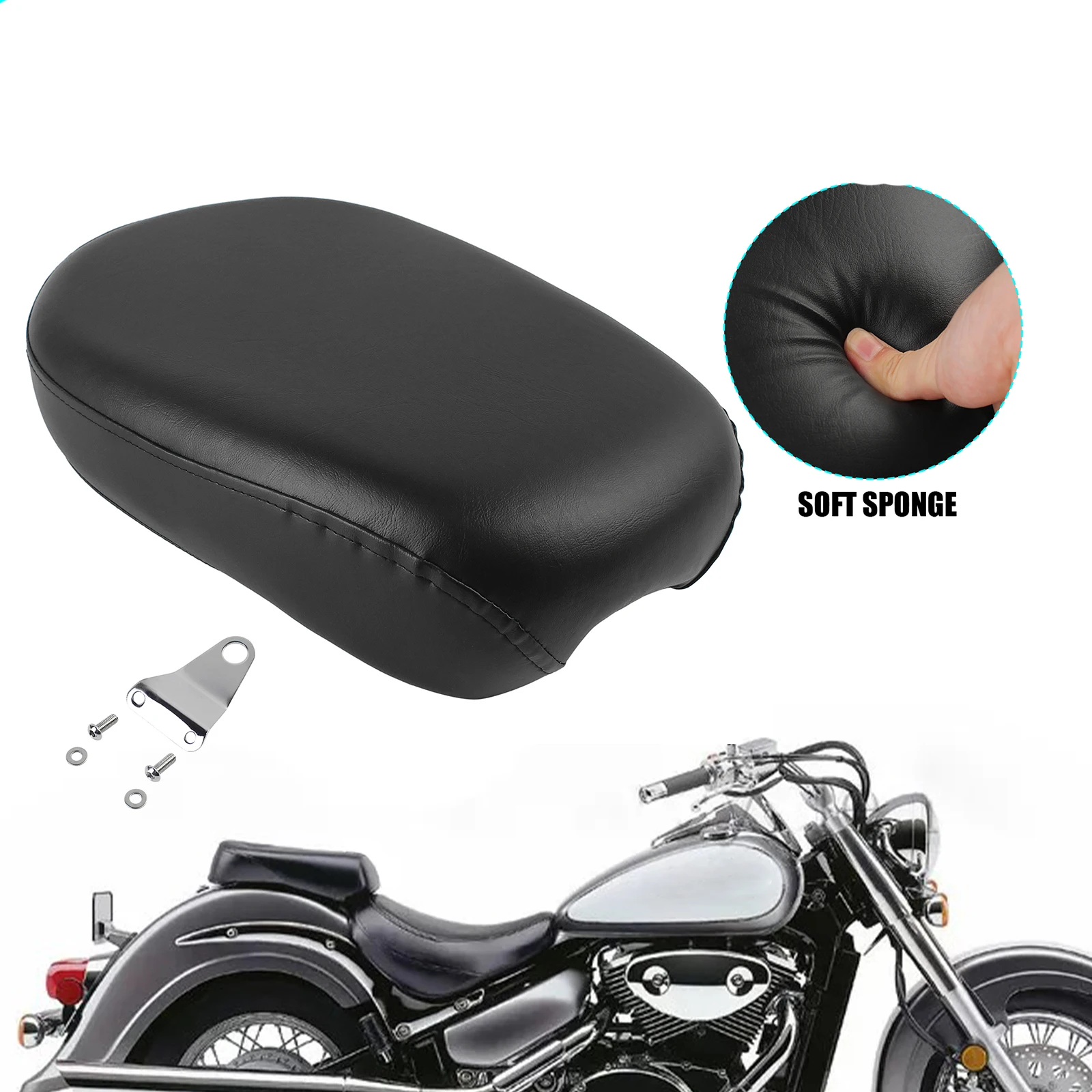 Motorcycle Protecting Cushion Seat Rear Passenger Seat Pillion For Yamaha Vstar 400 650 XVS 400 XVS 650 1998-2012
Motorcycle Protecting Cushion Seat Rear Passenger Seat Pillion For Yamaha Vstar 400 650 XVS 400 XVS 650 1998-2012