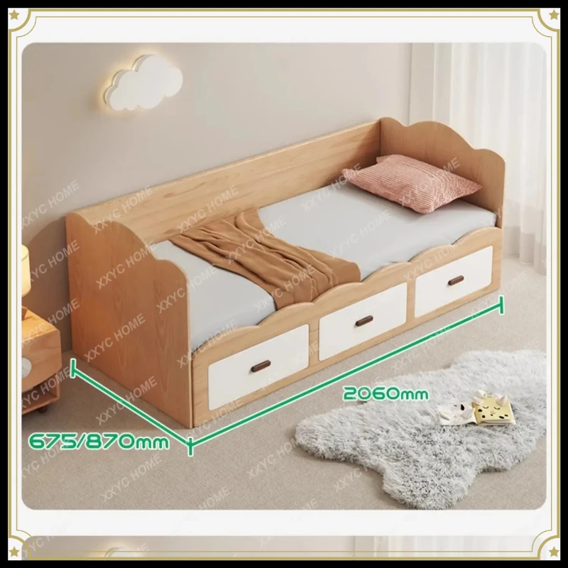 X-S Telescopic Storage Bed Solid Wood Pull-out High Box Bed Wide Splicing Small Apartment Tatami HG
X-S Telescopic Storage Bed Solid Wood Pull-out High Box Bed Wide Splicing Small Apartment Tatami HG