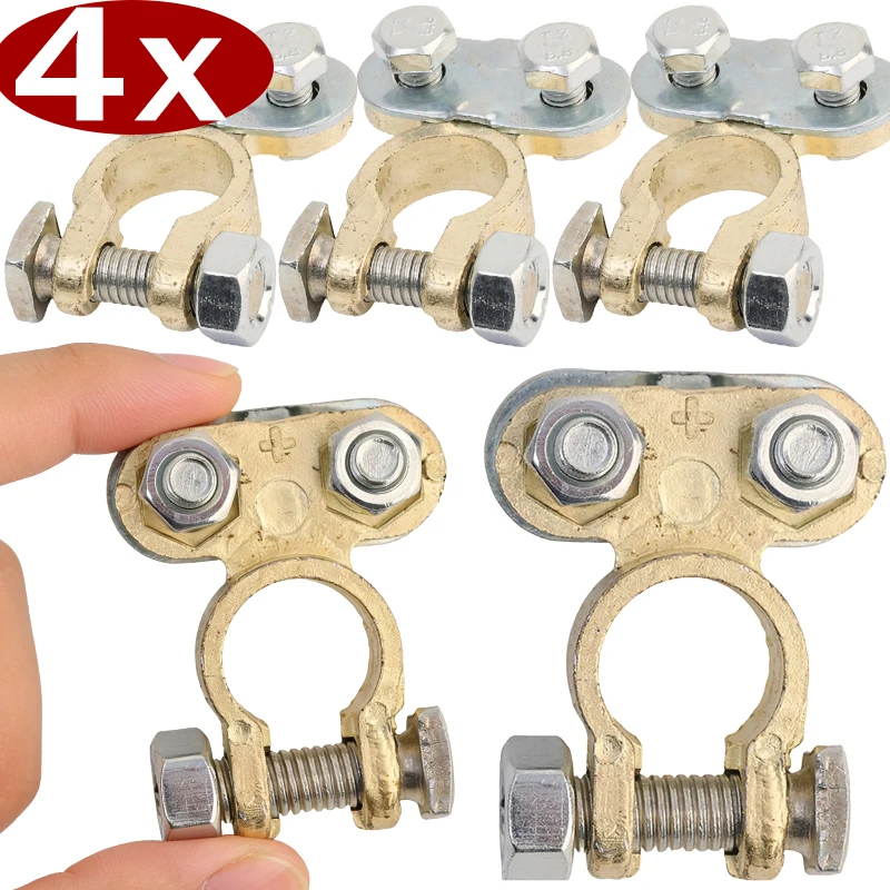 For Car Truck and Van and RV Battery Wire Cable Clamp Battery Clamp Terminal Aluminum Alloy Auto Connection Accessories 2/4pcs
For Car Truck and Van and RV Battery Wire Cable Clamp Battery Clamp Terminal Aluminum Alloy Auto Connection Accessories 2/4pcs