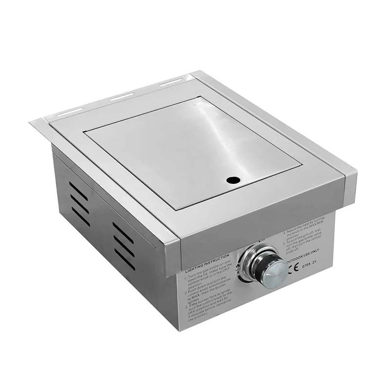 Built-In Stainless Steel Outdoor Single Side Burner Built in Bbq Mini Gas Bbq Grill Outdoor Grill Gas
Built-In Stainless Steel Outdoor Single Side Burner Built in Bbq Mini Gas Bbq Grill Outdoor Grill Gas