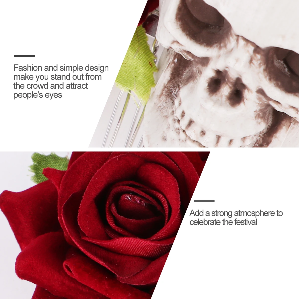 2pcs Rose Shape Halloween Hair Combs Party Headwear For Women Stylish Unique Decor Easy Matching All Hair Colors Daily
2pcs Rose Shape Halloween Hair Combs Party Headwear For Women Stylish Unique Decor Easy Matching All Hair Colors Daily