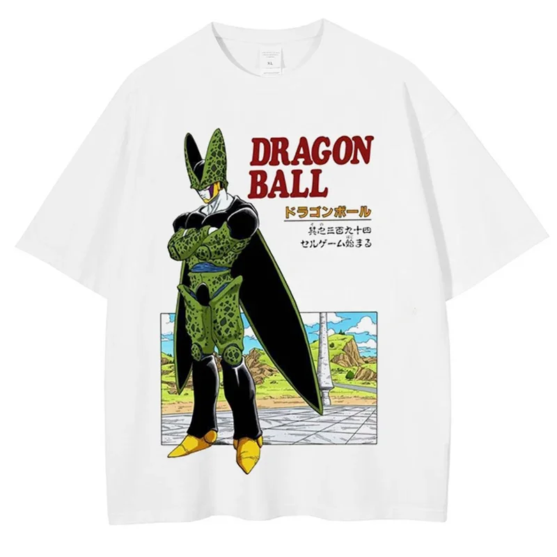 Мужская футболка с принтом японского аниме Dragon Ball, хлопковая футболка в стиле Харадзюку, уличная одежда в стиле хип-хоп, свободные топы с короткими рукавами, белые
Мужская футболка с принтом японского аниме Dragon Ball, хлопковая футболка в стиле Харадзюку, уличная одежда в стиле хип-хоп, свободные топы с короткими рукавами, белые