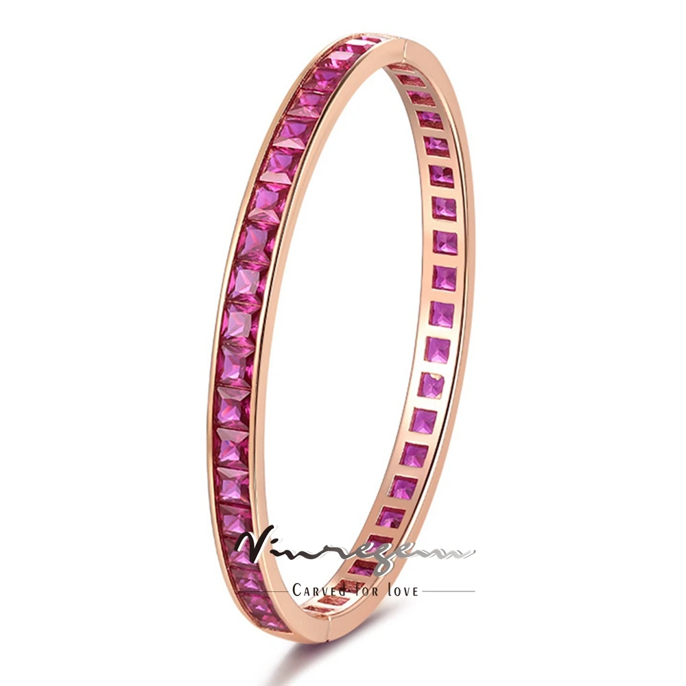 Vinregem Ruby Gemstone Vintage Bangles Bracelets Solid 925 Sterling Silver Fine Jewelry for Women Anniversary Gifts Wholesale
Vinregem Ruby Gemstone Vintage Bangles Bracelets Solid 925 Sterling Silver Fine Jewelry for Women Anniversary Gifts Wholesale