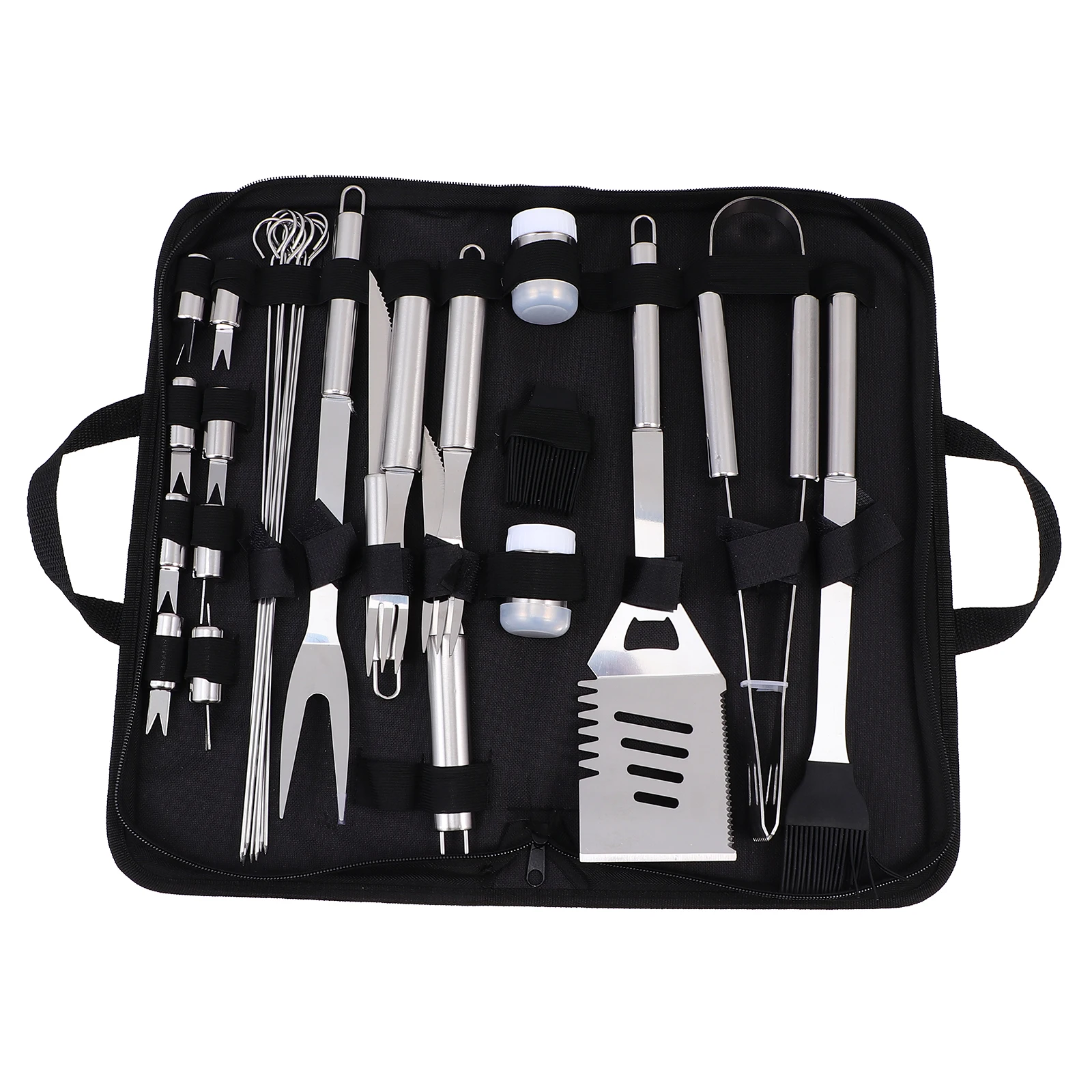 1set Barbecue Tool Set Stainless Steel Outdoor Grill Utensils Kit BBQ Tools Home Camping Practical Use Easy Storage
1set Barbecue Tool Set Stainless Steel Outdoor Grill Utensils Kit BBQ Tools Home Camping Practical Use Easy Storage