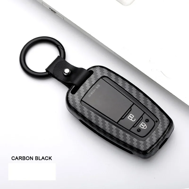 Carbon Fiber Alloy Remote Car Key Cover Case For Toyota CHR C-HR Prado Prius Camry Corolla RAV4 2018 2019 2020 Accessories
Carbon Fiber Alloy Remote Car Key Cover Case For Toyota CHR C-HR Prado Prius Camry Corolla RAV4 2018 2019 2020 Accessories