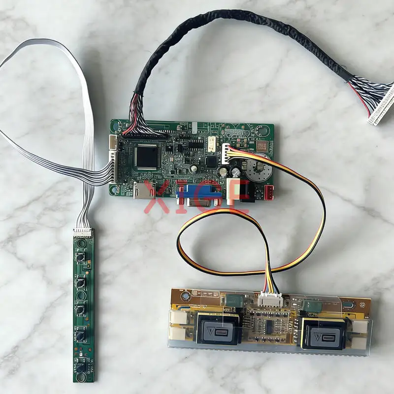 LCD Monitor Controller Drive Board Fit M201P1-L03 M201P1-L01 HDMI-Compatible VGA 1400*1050 4-CCFL LVDS 30-Pin 1400x1050 DIY Kit
LCD Monitor Controller Drive Board Fit M201P1-L03 M201P1-L01 HDMI-Compatible VGA 1400*1050 4-CCFL LVDS 30-Pin 1400x1050 DIY Kit