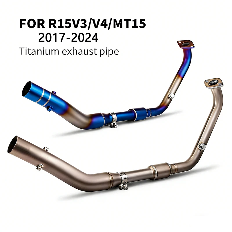 Universal51mm, Titanium alloy elbow for motorcycle, resonator/catalytic, mid-link exhaust pipe, R15V3, R15V4, XSR155, MT15
Universal51mm, Titanium alloy elbow for motorcycle, resonator/catalytic, mid-link exhaust pipe, R15V3, R15V4, XSR155, MT15