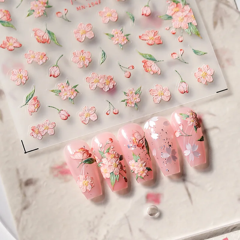 Acrylic Engraved Nail Sticker Pink Spring Flowers Self-Adhesive Nail Transfer Sliders Wraps Manicures Foils Z0674
Acrylic Engraved Nail Sticker Pink Spring Flowers Self-Adhesive Nail Transfer Sliders Wraps Manicures Foils Z0674
