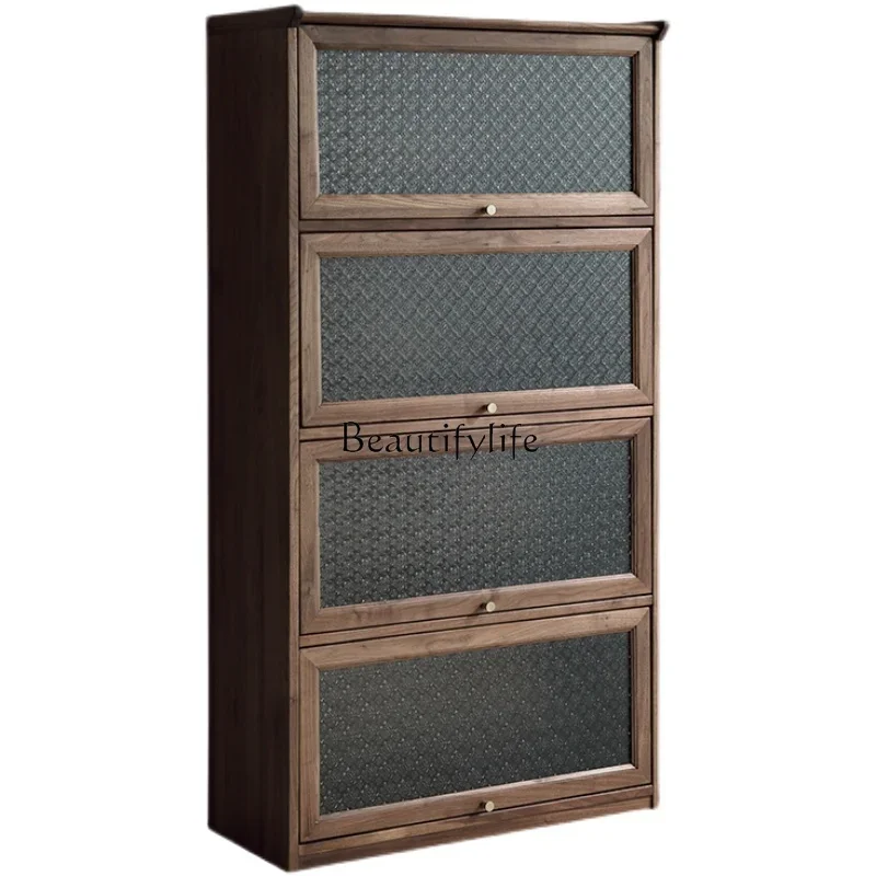 Nordic Solid Wood Bookcase Black Walnut Wood Sideboard Cabinet Living Room Storage Locker
Nordic Solid Wood Bookcase Black Walnut Wood Sideboard Cabinet Living Room Storage Locker