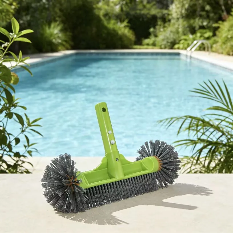 Pool Brush Head With Round Ends, Cleaning Pool Walls Pool Brush With EZ Clip
Pool Brush Head With Round Ends, Cleaning Pool Walls Pool Brush With EZ Clip