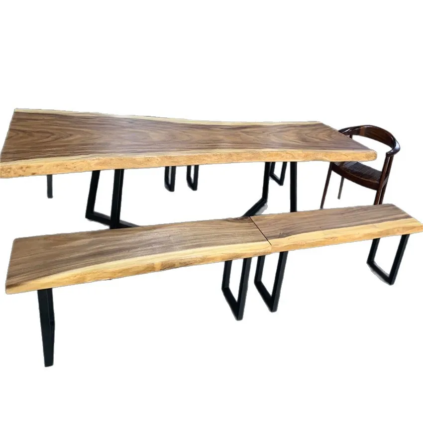 Modern simple natural edge large table and chair combination household living room guest bubble
Modern simple natural edge large table and chair combination household living room guest bubble
