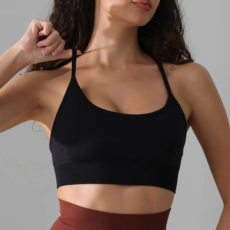 Cross Back Sports Bras Tank Women's Yoga Gym Bra Fitness Running Workout Tops High Elastic Sportswear Vest Clothes
Cross Back Sports Bras Tank Women's Yoga Gym Bra Fitness Running Workout Tops High Elastic Sportswear Vest Clothes