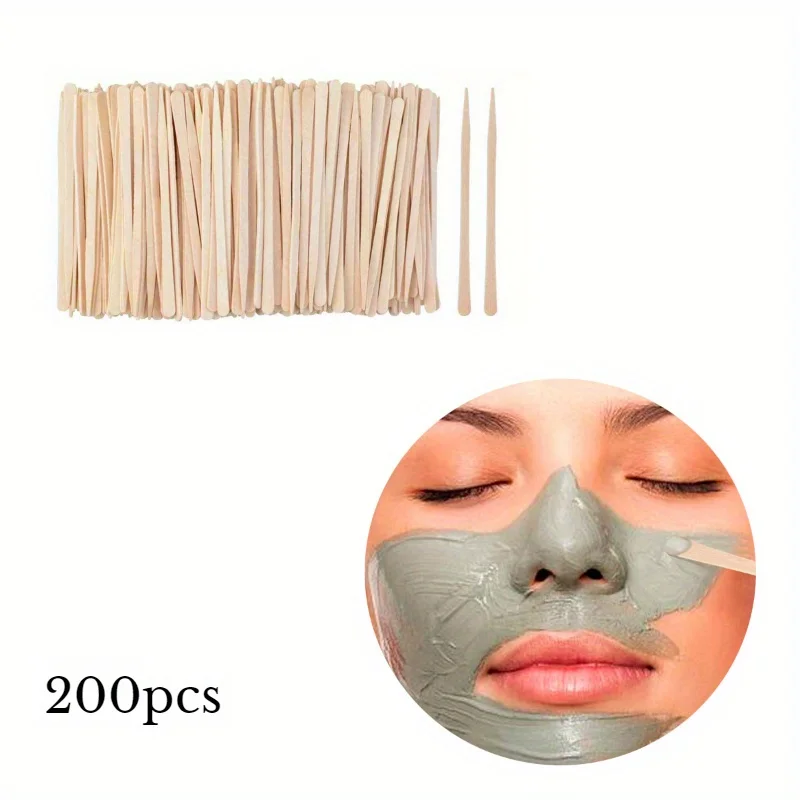 200Pcs Disposable Wooden Stick Face Wax Sticks Depilation Spatula Body Eyebrow Applicator Smooth Tongue Depressor Beauty Tools
200Pcs Disposable Wooden Stick Face Wax Sticks Depilation Spatula Body Eyebrow Applicator Smooth Tongue Depressor Beauty Tools