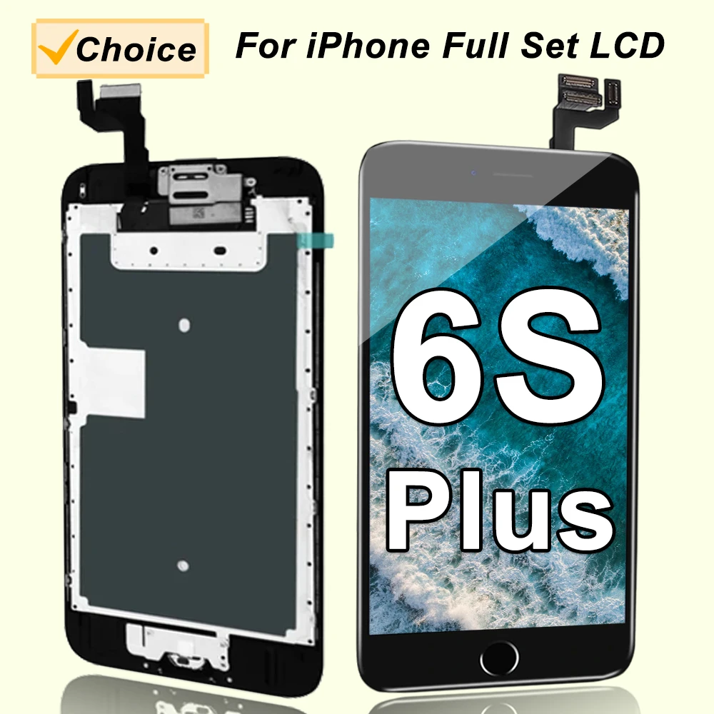 ЖК-экран для iPhone 6S Plus 6SP, полный комплект дисплея, сменный сенсорный дигитайзер, полная сборка Pantalla + передняя камера + дом
ЖК-экран для iPhone 6S Plus 6SP, полный комплект дисплея, сменный сенсорный дигитайзер, полная сборка Pantalla + передняя камера + дом