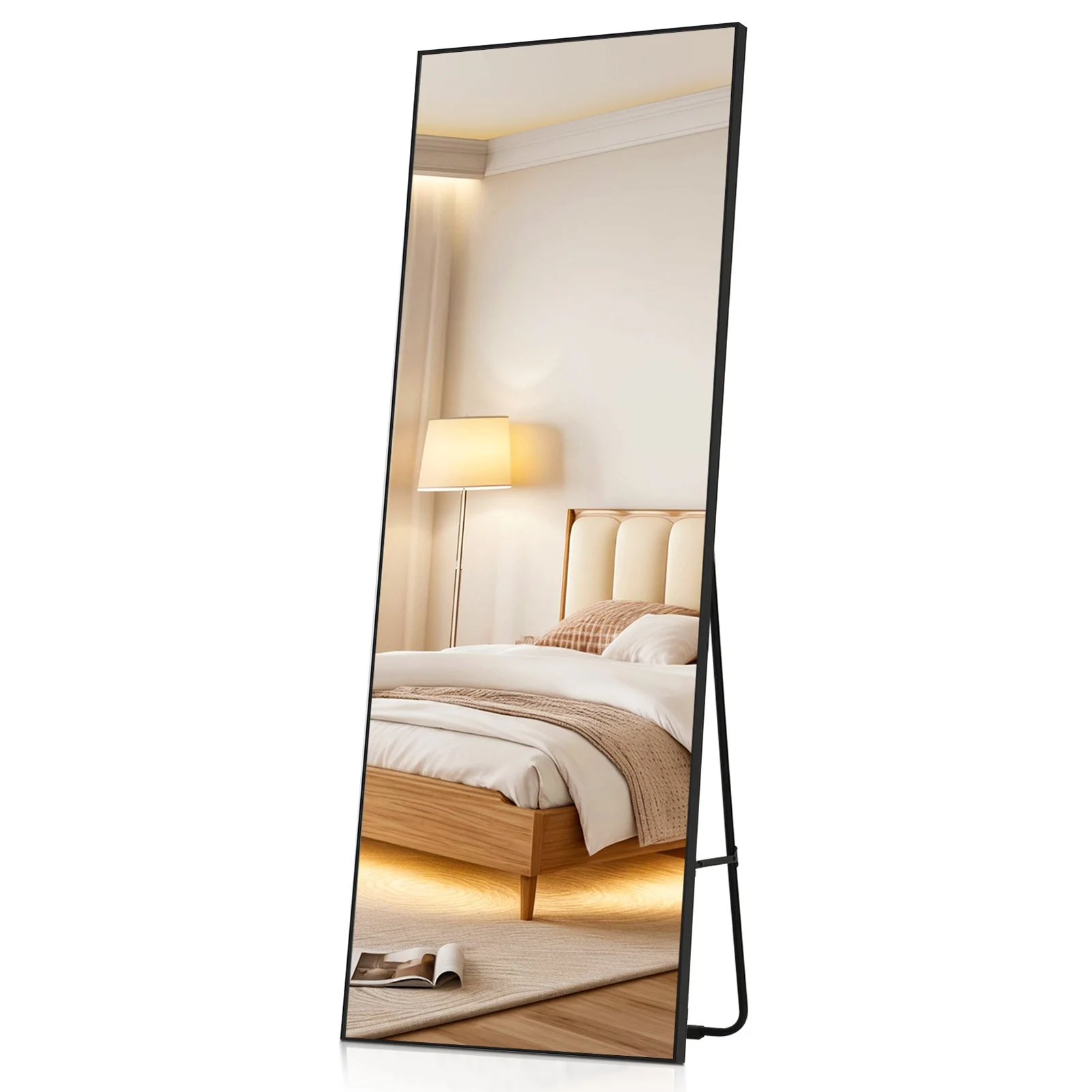 Standing Mirror 1.5m Rectangular Full Length Mirror Floor Mirror with Aluminium Frame for Bedroom Living Room Large Floor Mirror
Standing Mirror 1.5m Rectangular Full Length Mirror Floor Mirror with Aluminium Frame for Bedroom Living Room Large Floor Mirror