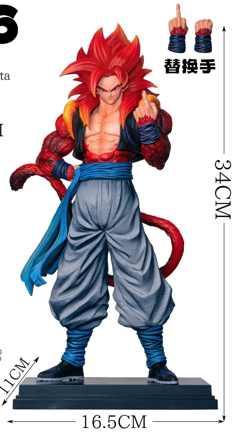 YS Dragon Ball Super Saiyan 4 Gogeta Pvc Action Figure 3 Replaceable Hands Anime Gk Statue Desktop Decor Gift For Anime Fans
YS Dragon Ball Super Saiyan 4 Gogeta Pvc Action Figure 3 Replaceable Hands Anime Gk Statue Desktop Decor Gift For Anime Fans