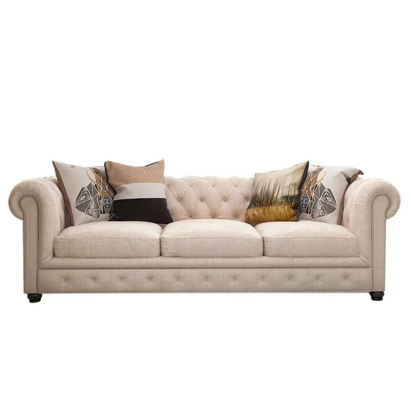 American living room fabric corner sofa combination, modern simple large apartment leisure sofa
American living room fabric corner sofa combination, modern simple large apartment leisure sofa