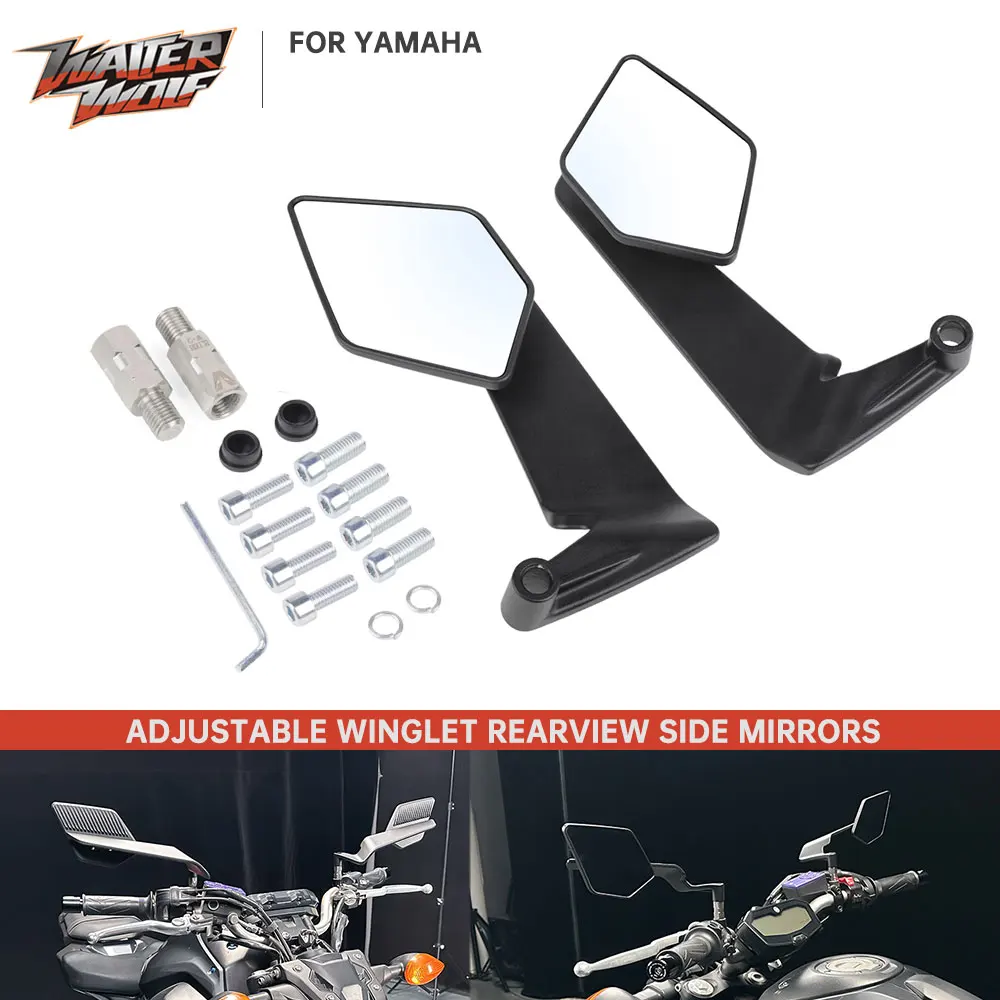 TENERE Tracer Fazer Foldable Rear View Mirrors Winglet Wing Style For Yamaha MT FJ FZ XSR XJR XT 660 1200 FZ1 FZ6 FZ8 XJ6 9/GT
TENERE Tracer Fazer Foldable Rear View Mirrors Winglet Wing Style For Yamaha MT FJ FZ XSR XJR XT 660 1200 FZ1 FZ6 FZ8 XJ6 9/GT