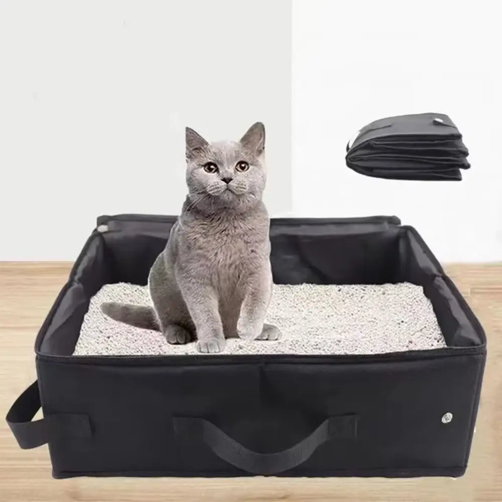 Portable Foldable Cat Litter Box with Lid and Handle Folding Dog Toilet Tray Washable Outdoor Carrying Cat Litter Potty Travel
Portable Foldable Cat Litter Box with Lid and Handle Folding Dog Toilet Tray Washable Outdoor Carrying Cat Litter Potty Travel