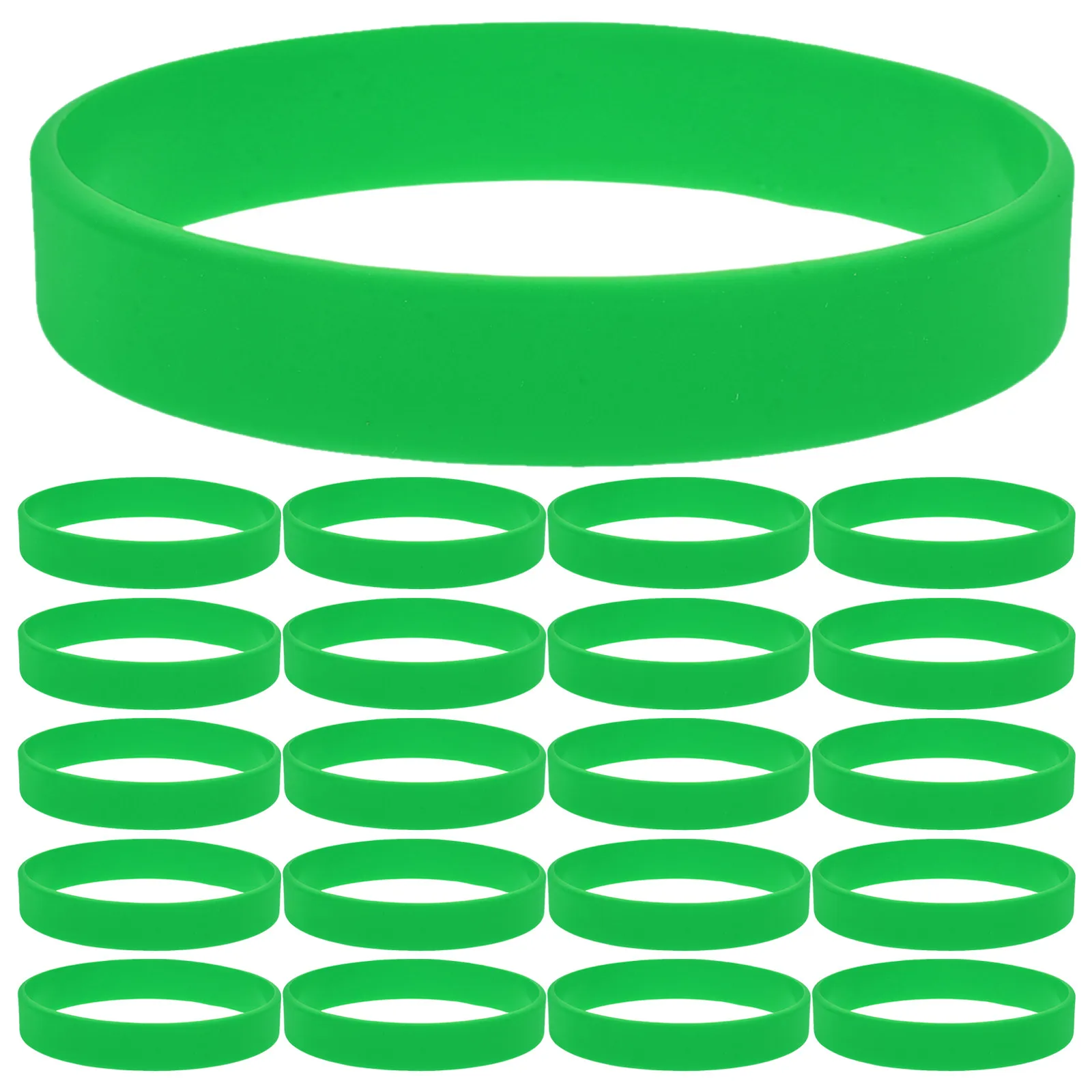 60Pcs Silicone Wristbands Stretchy Elastic Rubber Bracelets Plain for Youth Women Men Party Sports Gifts Green
60Pcs Silicone Wristbands Stretchy Elastic Rubber Bracelets Plain for Youth Women Men Party Sports Gifts Green