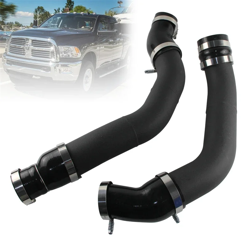 Aluminum 3.5'' Intercooler Pipe & Boot Hose Clamp Kit For 13-18 Dodge Ram 2500/3500 6.7L Performance Upgrade Diesel Silver/Black
Aluminum 3.5'' Intercooler Pipe & Boot Hose Clamp Kit For 13-18 Dodge Ram 2500/3500 6.7L Performance Upgrade Diesel Silver/Black