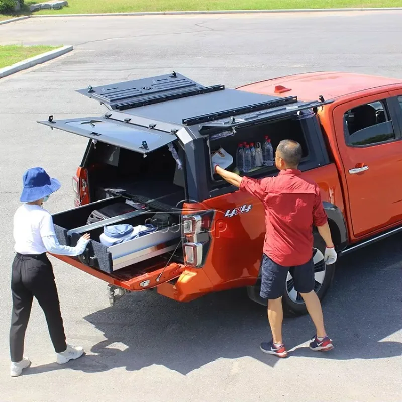 Factory Hot Selling Ute Canopy Outdoor Kitchen Canopies Aluminum Hardtop Canopy for Isuzu Sangyong Ranger Hilux Tacoma Navara Tu
Factory Hot Selling Ute Canopy Outdoor Kitchen Canopies Aluminum Hardtop Canopy for Isuzu Sangyong Ranger Hilux Tacoma Navara Tu