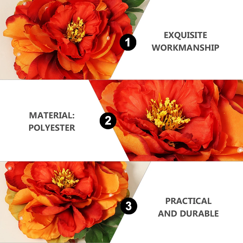 Artificial Flower Hairpin Stage Barrette Women Clip Simulation Beach Big Large Headpiece
Artificial Flower Hairpin Stage Barrette Women Clip Simulation Beach Big Large Headpiece