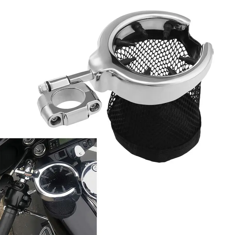 Motorcycle 1.25" Handlebar Mount Cup Holder Universal Cup Holder For Harley Electra Glide Road King Special FLHRXS Ultra Limited
Motorcycle 1.25" Handlebar Mount Cup Holder Universal Cup Holder For Harley Electra Glide Road King Special FLHRXS Ultra Limited