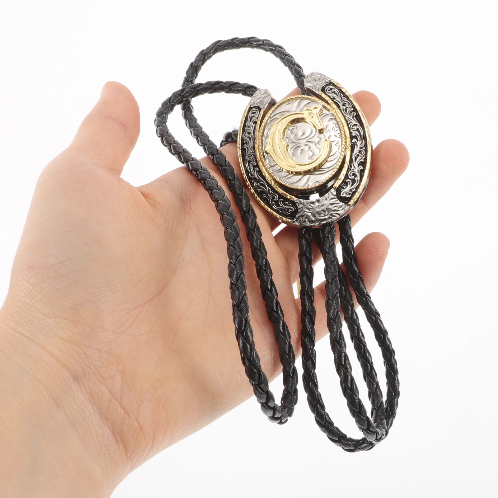 Horseshoe U Shape Western Cowboy Necktie Durable Cord Long Wear Exquisite Craftsmanship Versatile Use Fashion Style Tie
Horseshoe U Shape Western Cowboy Necktie Durable Cord Long Wear Exquisite Craftsmanship Versatile Use Fashion Style Tie
