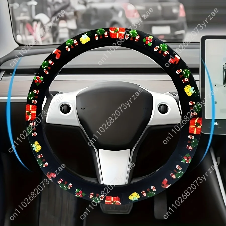 Christmas Themed Car Steering Wheels Cover Universal Type Environmental Friendly Comfort Non-slip Breathable Steering Wheel Wrap
Christmas Themed Car Steering Wheels Cover Universal Type Environmental Friendly Comfort Non-slip Breathable Steering Wheel Wrap