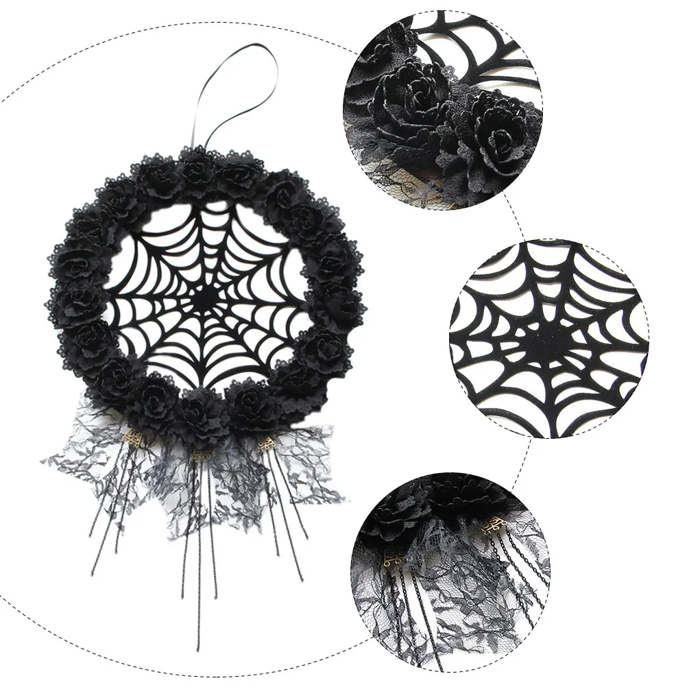 Cobweb Door Hanging Decoration Halloween Front Wreath Wreaths Pendant Festival Spider Ornaments
Cobweb Door Hanging Decoration Halloween Front Wreath Wreaths Pendant Festival Spider Ornaments