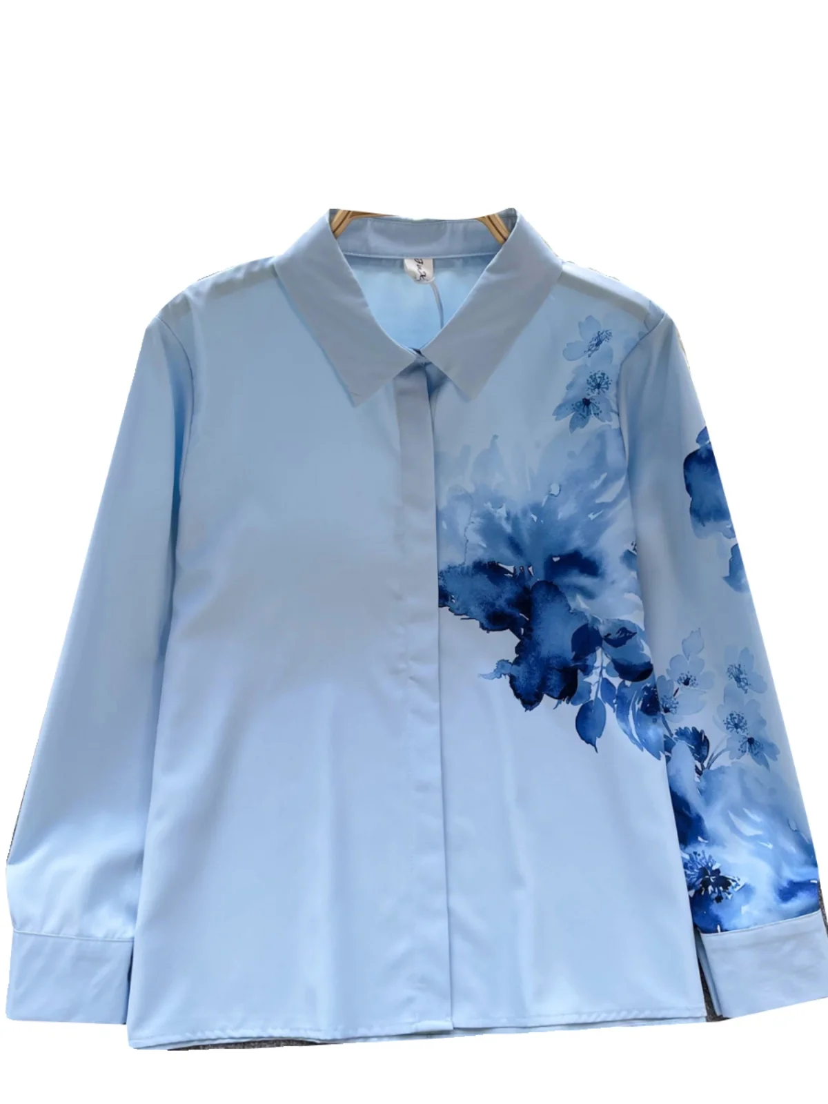 Женский свободный длинный топ с принтом Blo Design Sensation, корейский топ для похудения, ветер Faion 2023, зима 
Женский свободный длинный топ с принтом Blo Design Sensation, корейский топ для похудения, ветер Faion 2023, зима