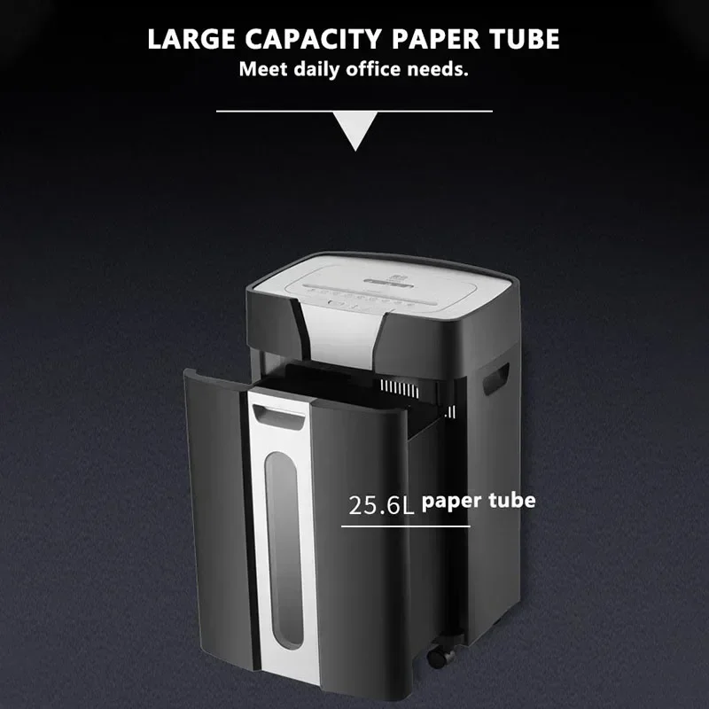 Hot Sale 25.6L Office Paper Shredder Home Electric Silent Paper Shredder Crusher Destroyer Paper Documents High Power Cutting Ma
Hot Sale 25.6L Office Paper Shredder Home Electric Silent Paper Shredder Crusher Destroyer Paper Documents High Power Cutting Ma