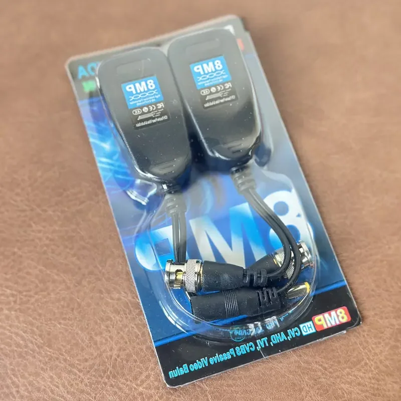 Пассивный видеопередатчик BNC к RJ45 для камеры видеонаблюдения 8MP CVBS AHD CVI TVI UTP балун
Пассивный видеопередатчик BNC к RJ45 для камеры видеонаблюдения 8MP CVBS AHD CVI TVI UTP балун