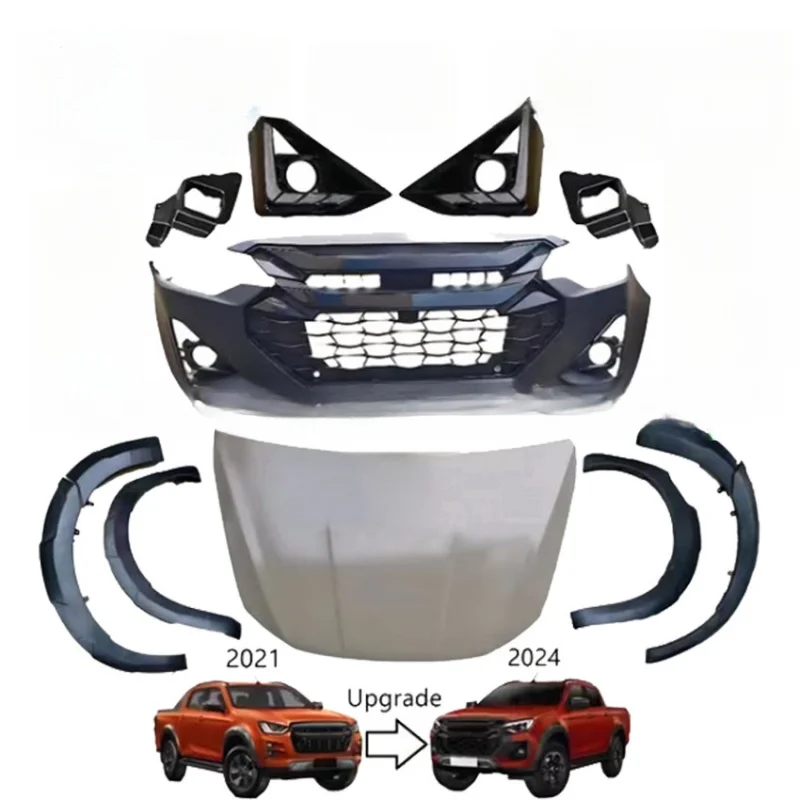 ApplicableDmaxExterior body kit modified and upgraded toDMAX2024Body kit, front grille, wheel arch trim set
ApplicableDmaxExterior body kit modified and upgraded toDMAX2024Body kit, front grille, wheel arch trim set