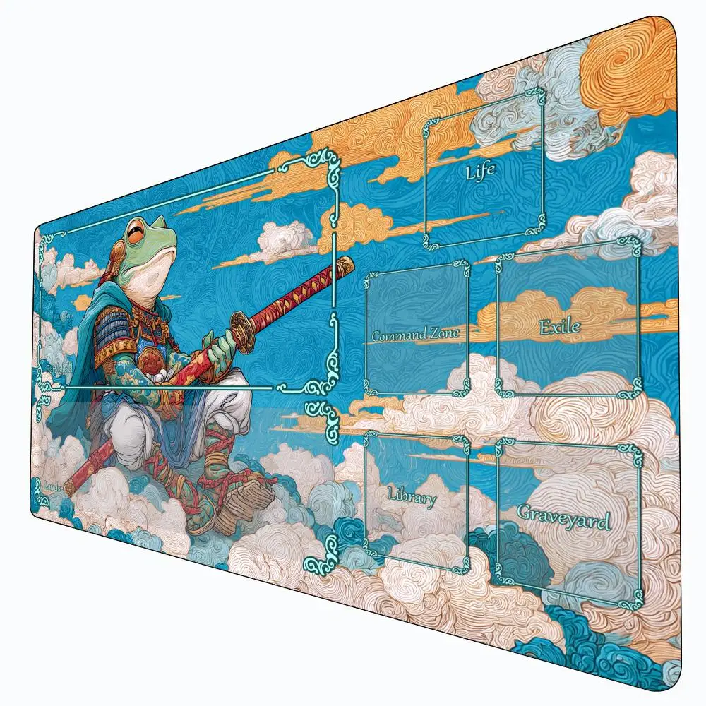 Игровой коврик Cool Frog Warrior MTG для карточных игр, нескользящий, прочный, 35x60 см, для командных игр, для TCG
Игровой коврик Cool Frog Warrior MTG для карточных игр, нескользящий, прочный, 35x60 см, для командных игр, для TCG