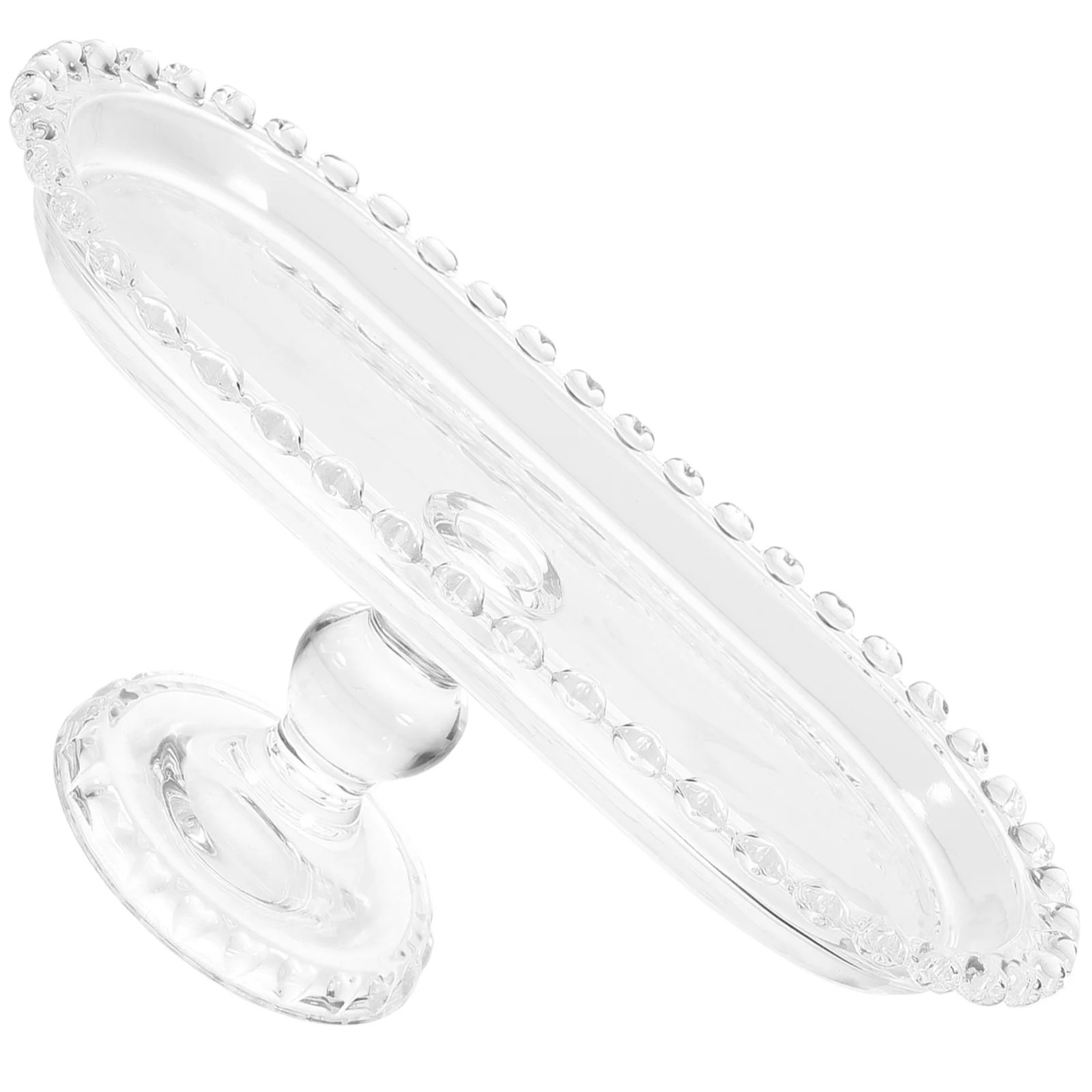 Стильная стеклянная тарелка с фруктами, подставка для десерта на ножках, ретро-дизайн, материал, гладкие края, многофункциональная сервировка
Стильная стеклянная тарелка с фруктами, подставка для десерта на ножках, ретро-дизайн, материал, гладкие края, многофункциональная сервировка