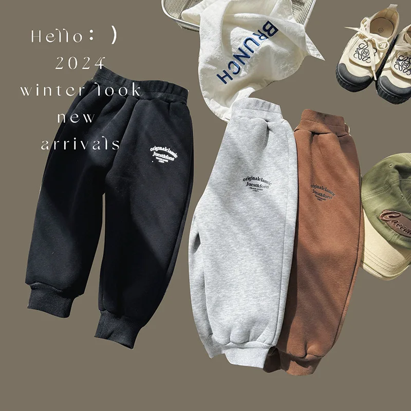 Boys Girls Fleece Pants Lamb Fleece Autumn And Winter 2025 New Baby Thermal Pants Thickened To Wear Girls Baby Winter Clothes
Boys Girls Fleece Pants Lamb Fleece Autumn And Winter 2025 New Baby Thermal Pants Thickened To Wear Girls Baby Winter Clothes