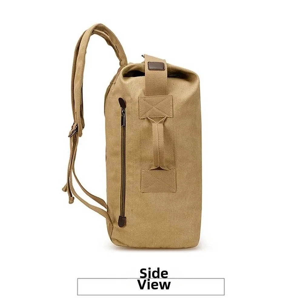 Solid Color Vintage Canvas Rucksack Folding Multi-purpose Multi-pockets Design Backpack Daypack Handbag
Solid Color Vintage Canvas Rucksack Folding Multi-purpose Multi-pockets Design Backpack Daypack Handbag