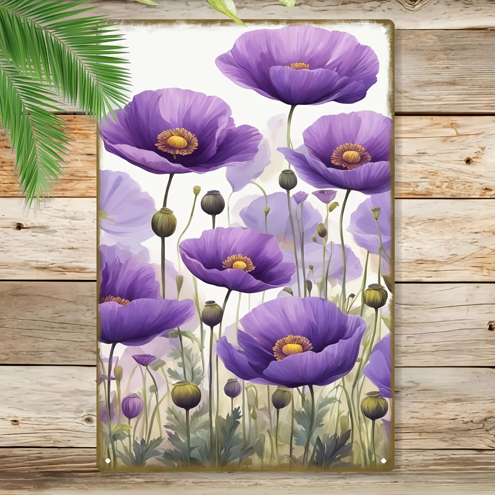 Vibrant Purple Poppy Flowers Metal Wall Art - 8x12 Inch Rustic Aluminum Sign for Home Decor, Living Room & Office
Vibrant Purple Poppy Flowers Metal Wall Art - 8x12 Inch Rustic Aluminum Sign for Home Decor, Living Room & Office