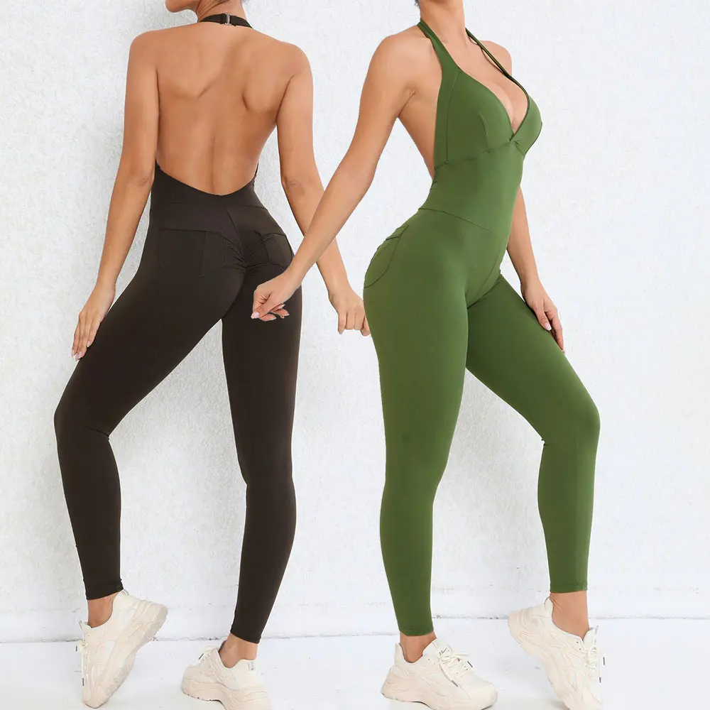 JUREN Women's Tracksuit Yoga Set Jumpsuits One Piece Bodysuits Fitness Rompers Sleeveless Sportswear Gym Set Workout Clothes
JUREN Women's Tracksuit Yoga Set Jumpsuits One Piece Bodysuits Fitness Rompers Sleeveless Sportswear Gym Set Workout Clothes