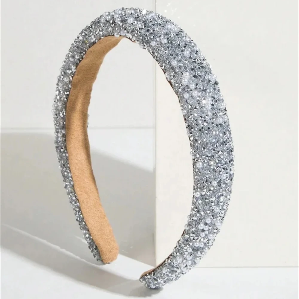 Glamorous Beaded Hairband Bling Crystal Pearl Baroque Headband Wide Cross Headband Sparkly Gorgeous Women Hair Accessories
Glamorous Beaded Hairband Bling Crystal Pearl Baroque Headband Wide Cross Headband Sparkly Gorgeous Women Hair Accessories